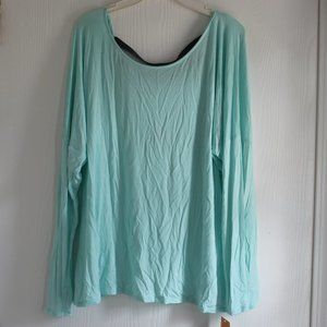 C9 Champion Sz L Blue Drop-Shoulder Yoga Top Tunic